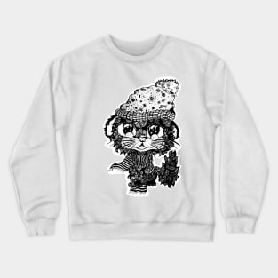 Kitty-Cat Crewneck Sweatshirt